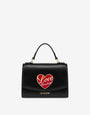 Shoulder bag with logoed heart