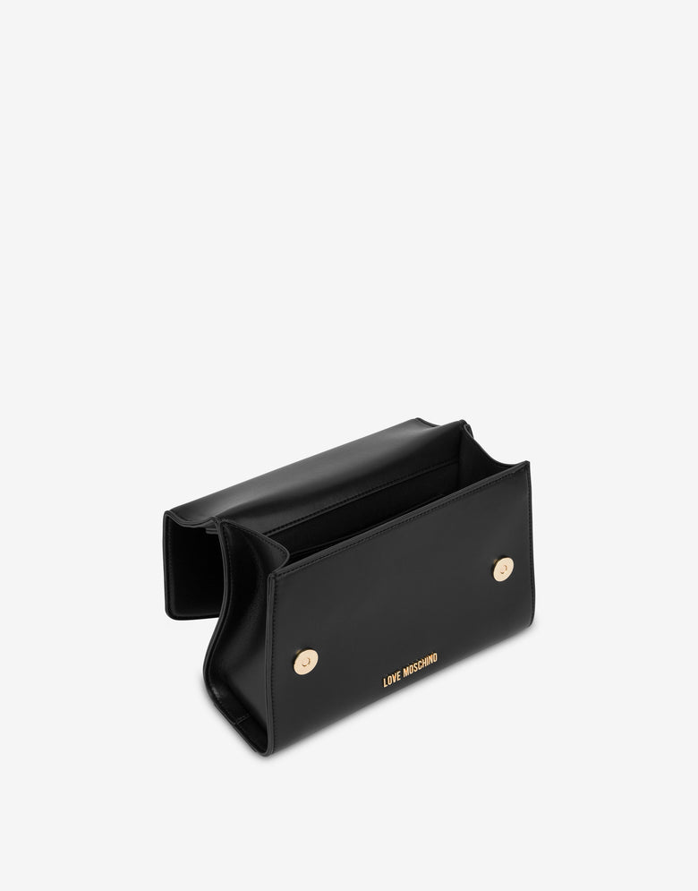 Shoulder bag with logoed heart Black Love Moschino 2