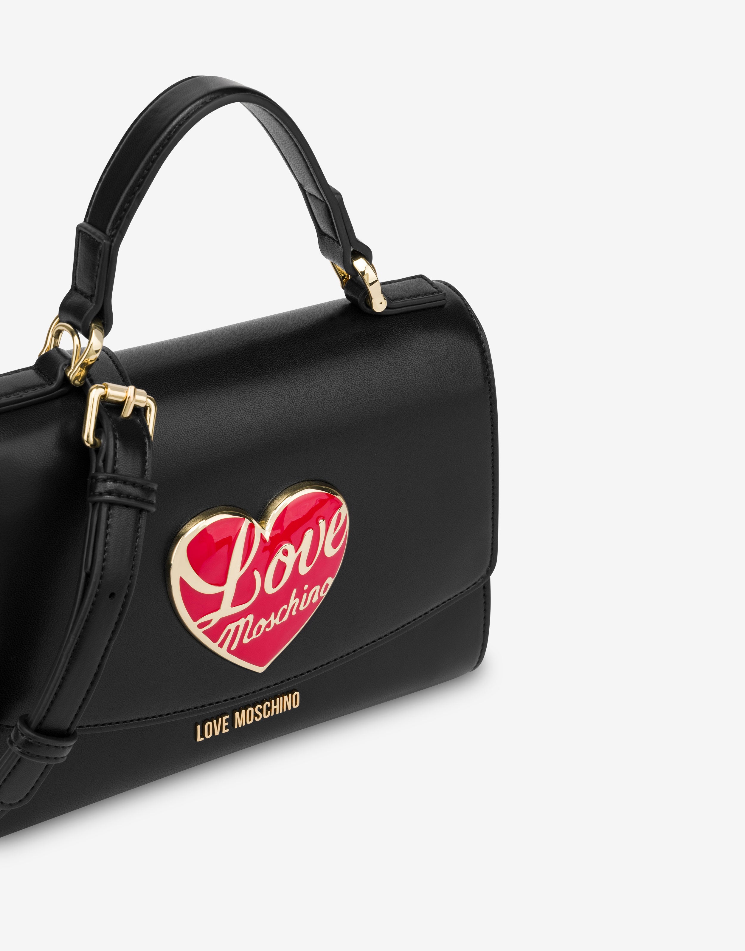 Shoulder bag with logoed heart Love Moschino | Moschino
