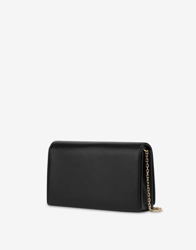Smart Daily Bag with logo heart Black Love Moschino 1