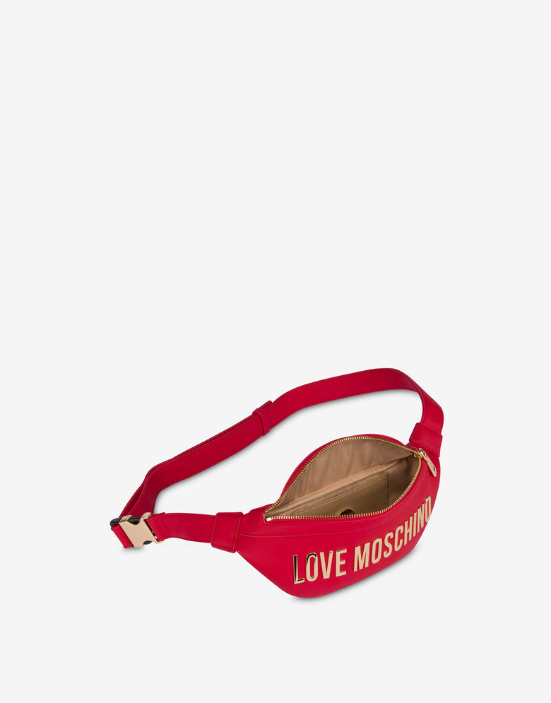 Riñonera eco-friendly con logotipo Rojo Love Moschino 2