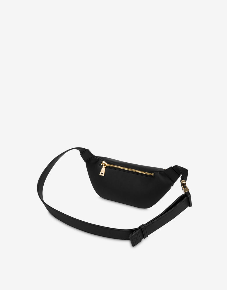 Riñonera eco-friendly con logotipo Negro Love Moschino 1