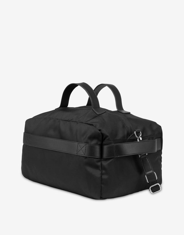 Nylon travel bag Black Love Moschino 1