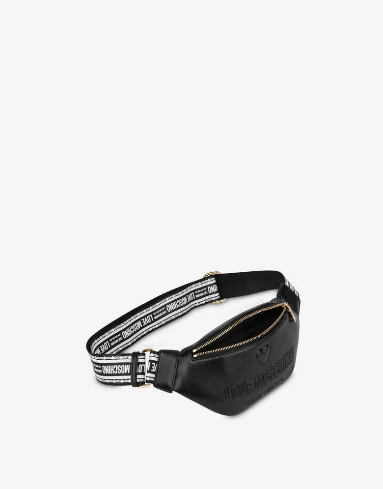 Marsupio con cintura logata Nero Love Moschino 2