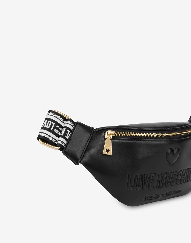 Marsupio con cintura logata Nero Love Moschino 3