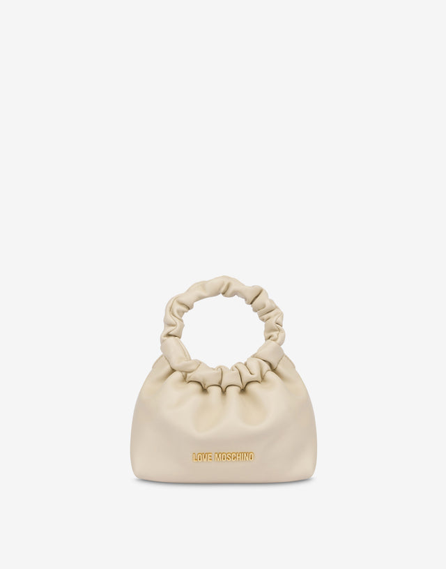 Petit sac avec anses froncées  Love Moschino 0