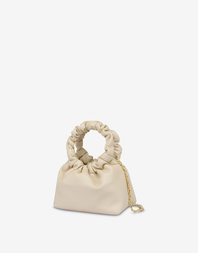 Petit sac avec anses froncées  Love Moschino 1