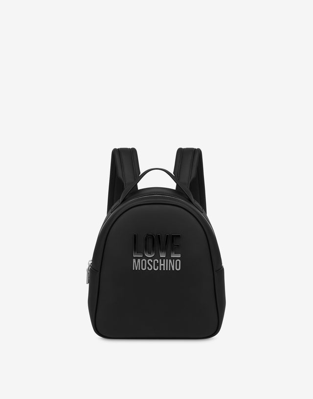 Backpack with gradient logo Black Love Moschino 0