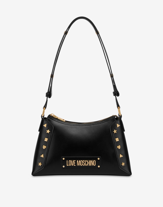 Shoulder bag with studs Black Love Moschino 0
