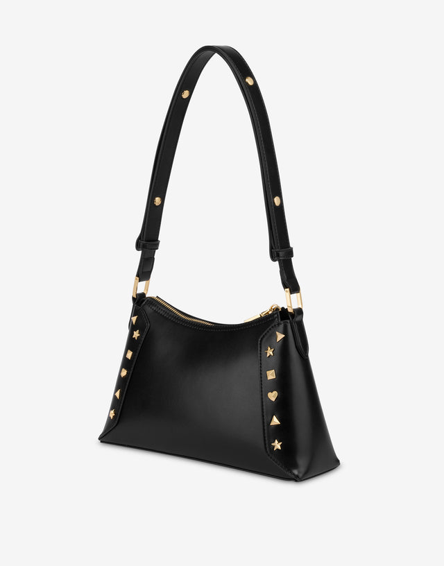 Shoulder bag with studs Black Love Moschino 1