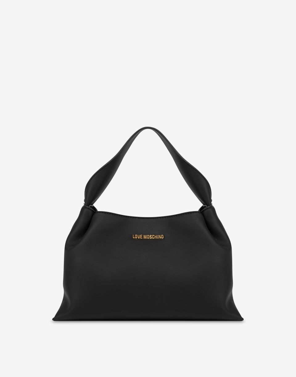 Handbag with jewel decoration Black Love Moschino 0