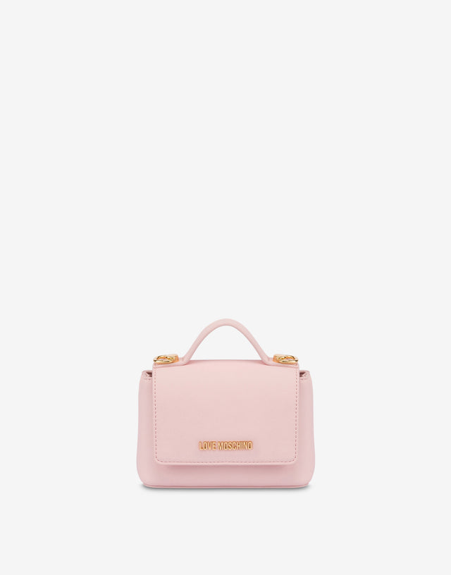 Small handbag with jewel decoration Pink Love Moschino 0