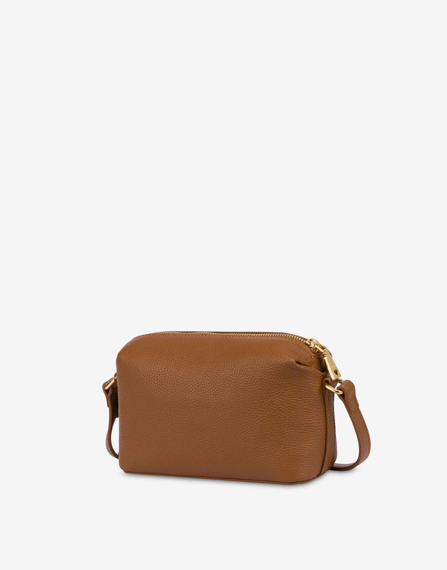 Crossbody bag in calfskin with charm  Love Moschino 1