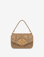 Quilted soft fabric hand bag