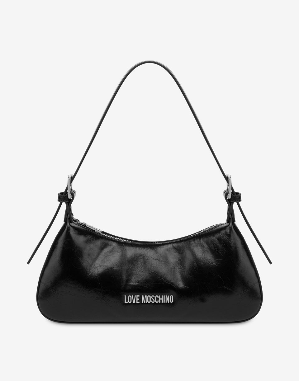 柔软织物单肩包 黑色 Love Moschino 0