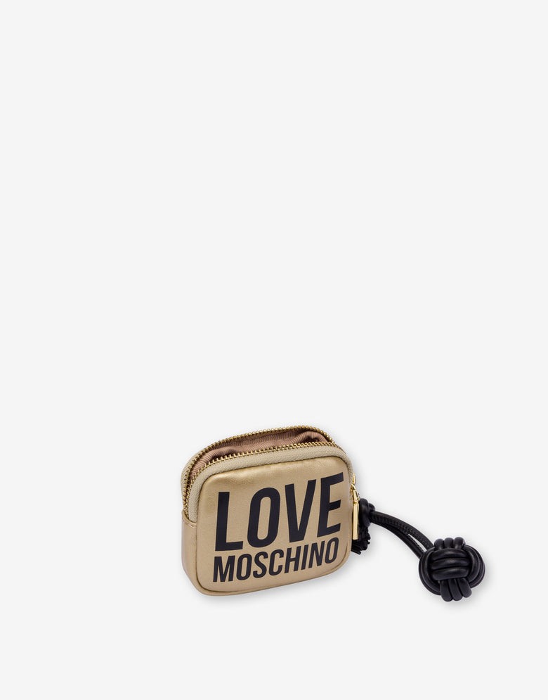 Keyring with micro clutch Gold Love Moschino 2