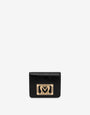 Small wallet with logo plaque