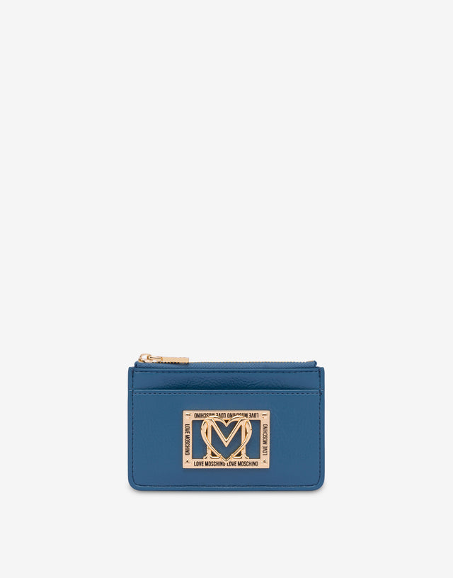 Small card holder with zip Universo Love Moschino 0