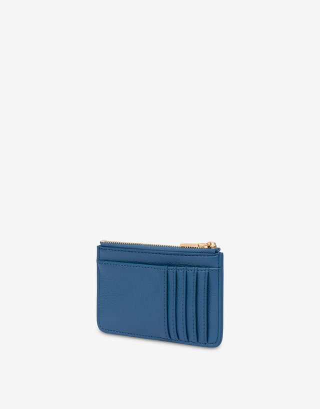 Small card holder with zip Universo Love Moschino 1