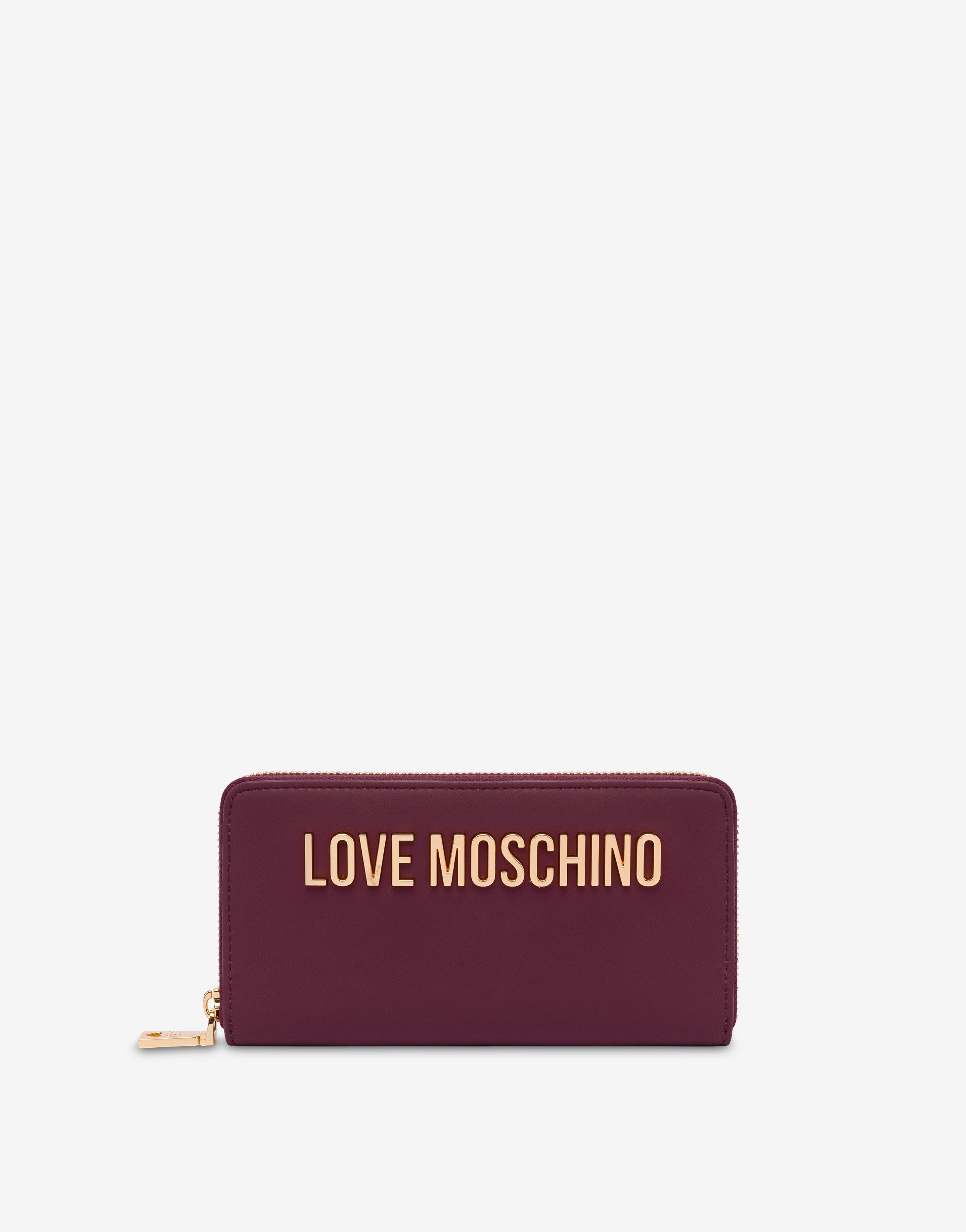 Zip-around wallet with maxi logo Love Moschino | Moschino