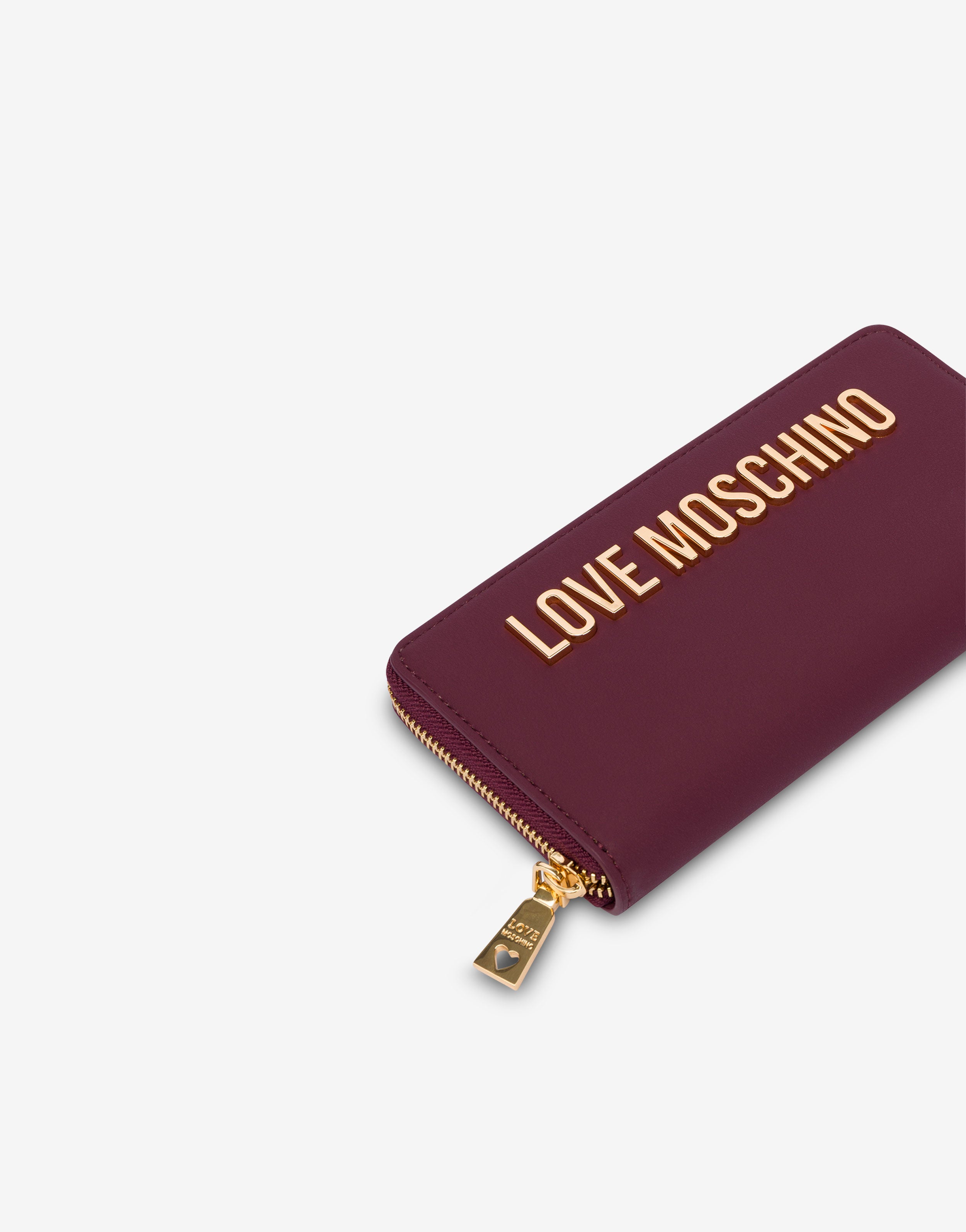 Zip-around wallet with maxi logo Love Moschino | Moschino