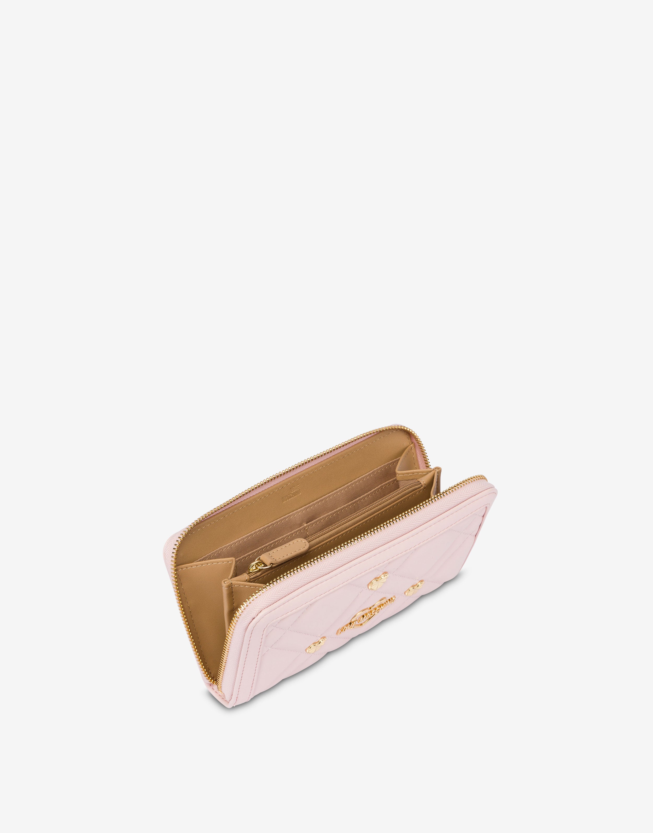 財布・小物その他 LOVE MOSCHINO Woman Wallet Sand JC5664PP1MLC1 10A Zip-around wallet Sweet Studs Love Moschino | Moschino