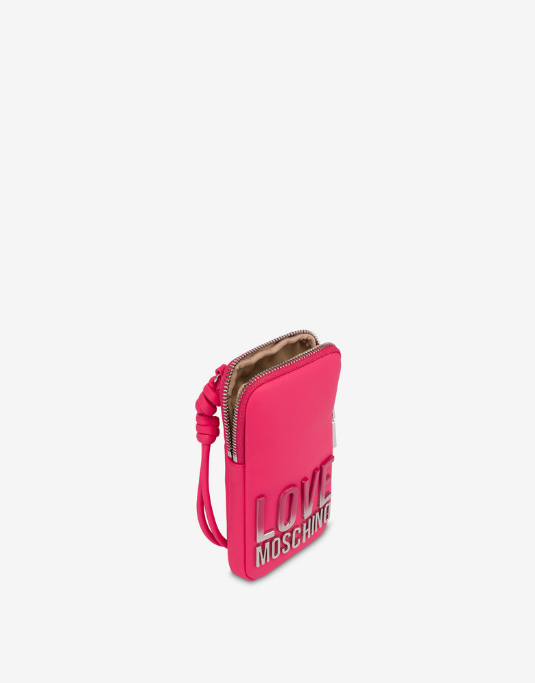 Phone holder with gradient logo Bright red Love Moschino 2