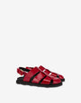Sandalias de piel de becerro cepillada