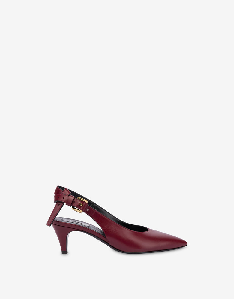 Calf leather slingback Vino Moschino 1
