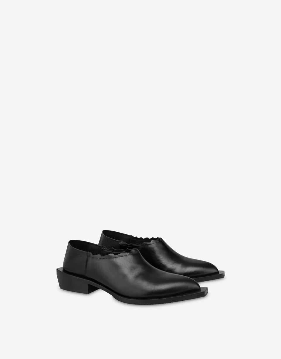 Cuban Heel shootie Black Moschino 0