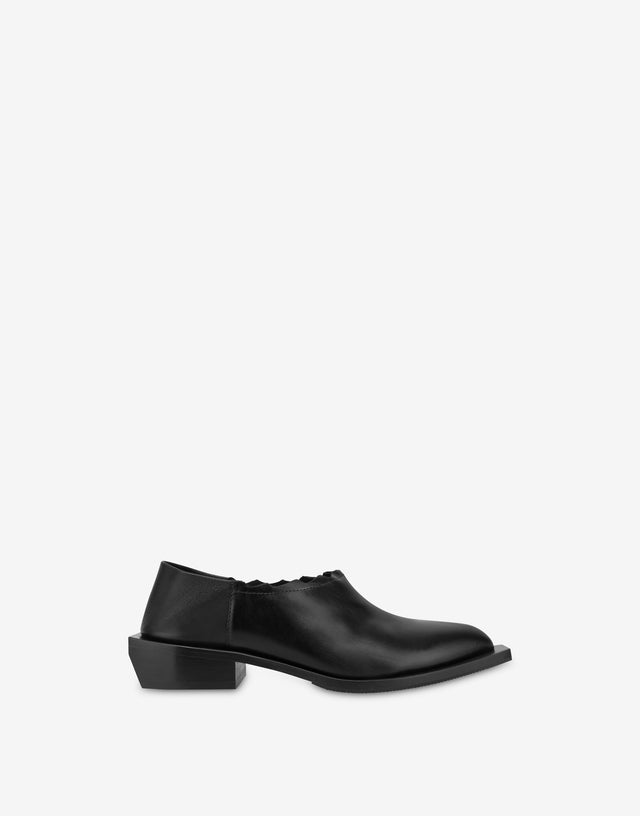 Cuban Heel shootie Black Moschino 1