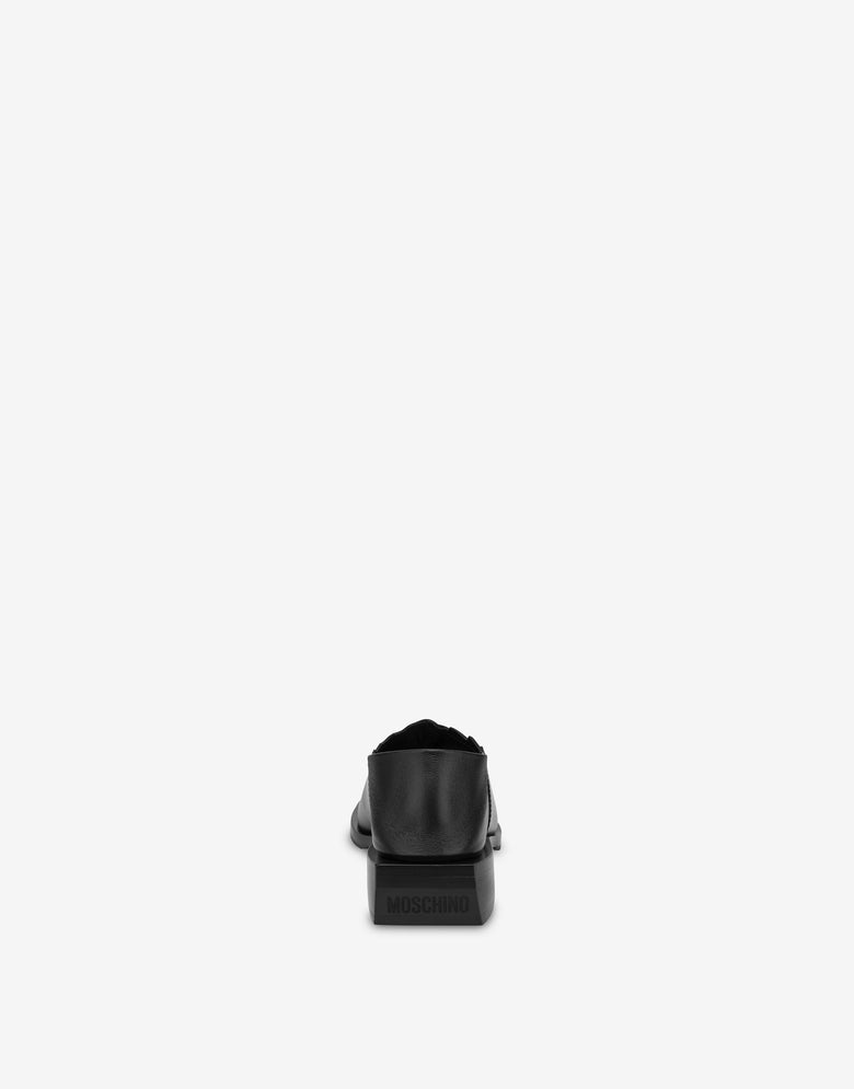 Cuban Heel shootie Black Moschino 2