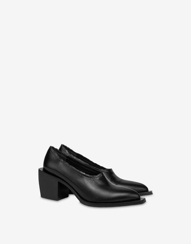 Cuban Heel shootie Black Moschino 0