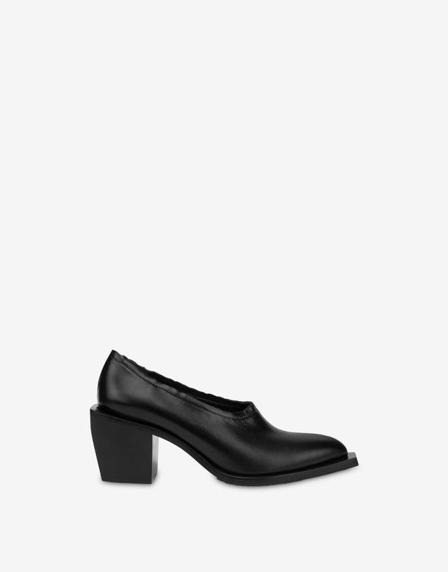 Cuban Heel shootie Black Moschino 1