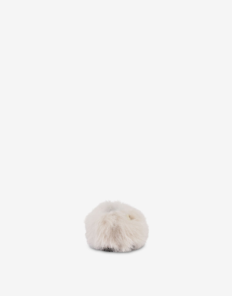 Soft fabric ballet flats White Moschino 2