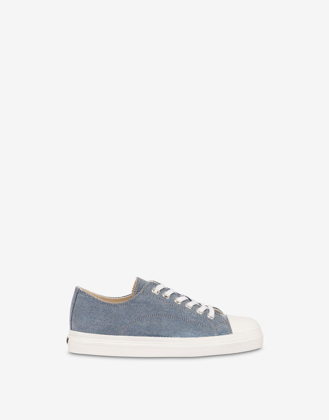 Sneakers in denim floccato  Moschino 1