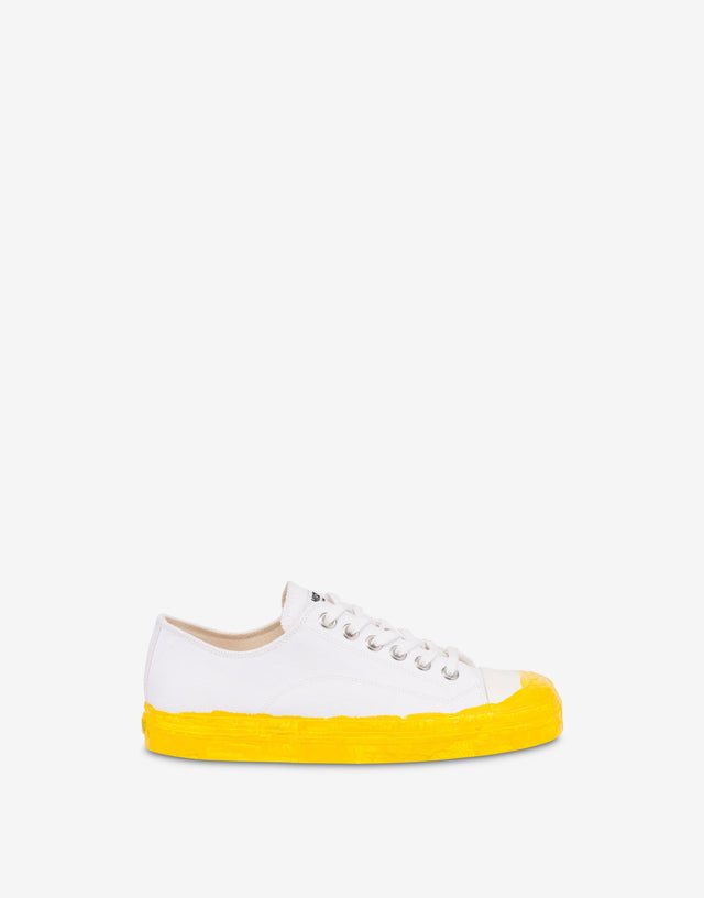 Canvas sneakers White Moschino 1