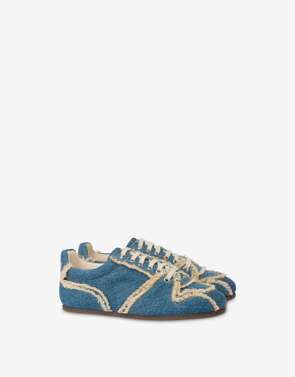 Zapatillas vaqueras Blue Denim Moschino 0