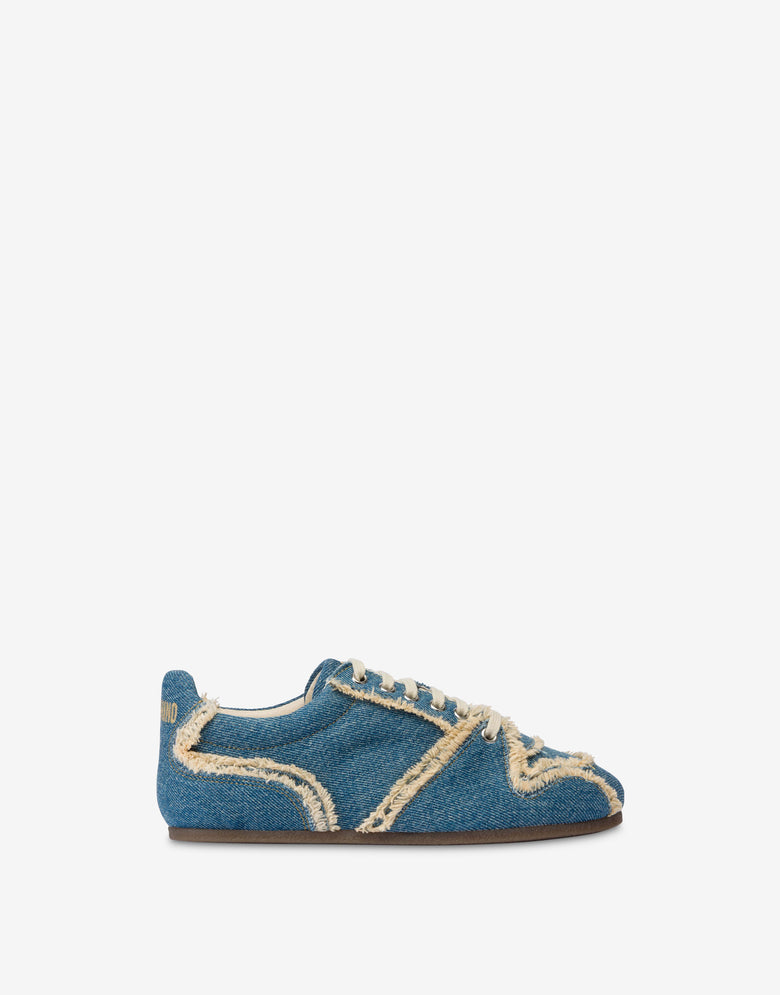 Zapatillas vaqueras Blue Denim Moschino 1