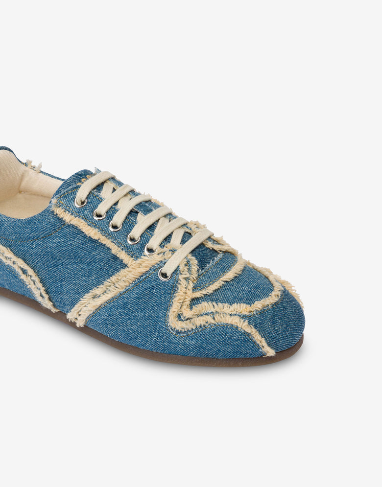 Zapatillas vaqueras Blue Denim Moschino 3