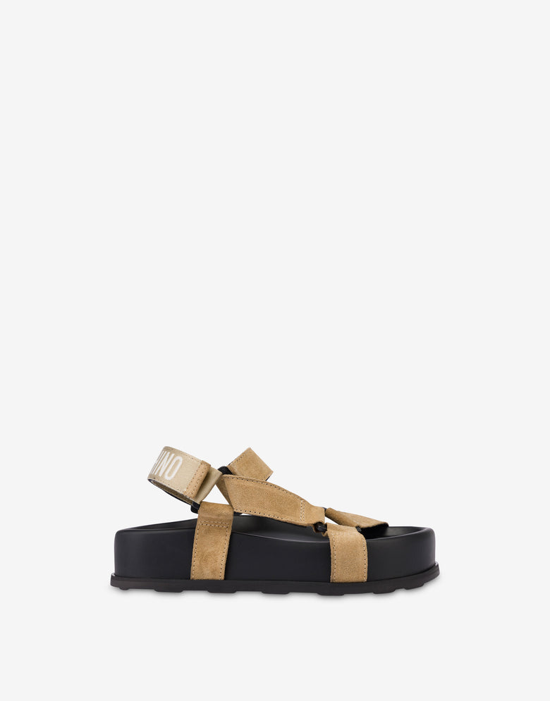 Sandales en daim  Beige Moschino 1