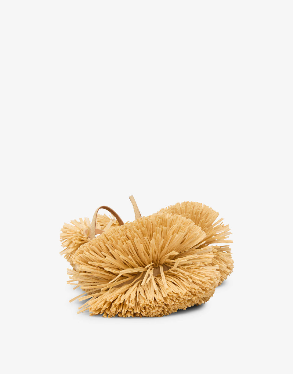 Sandalias de rafia  Beige Moschino 0