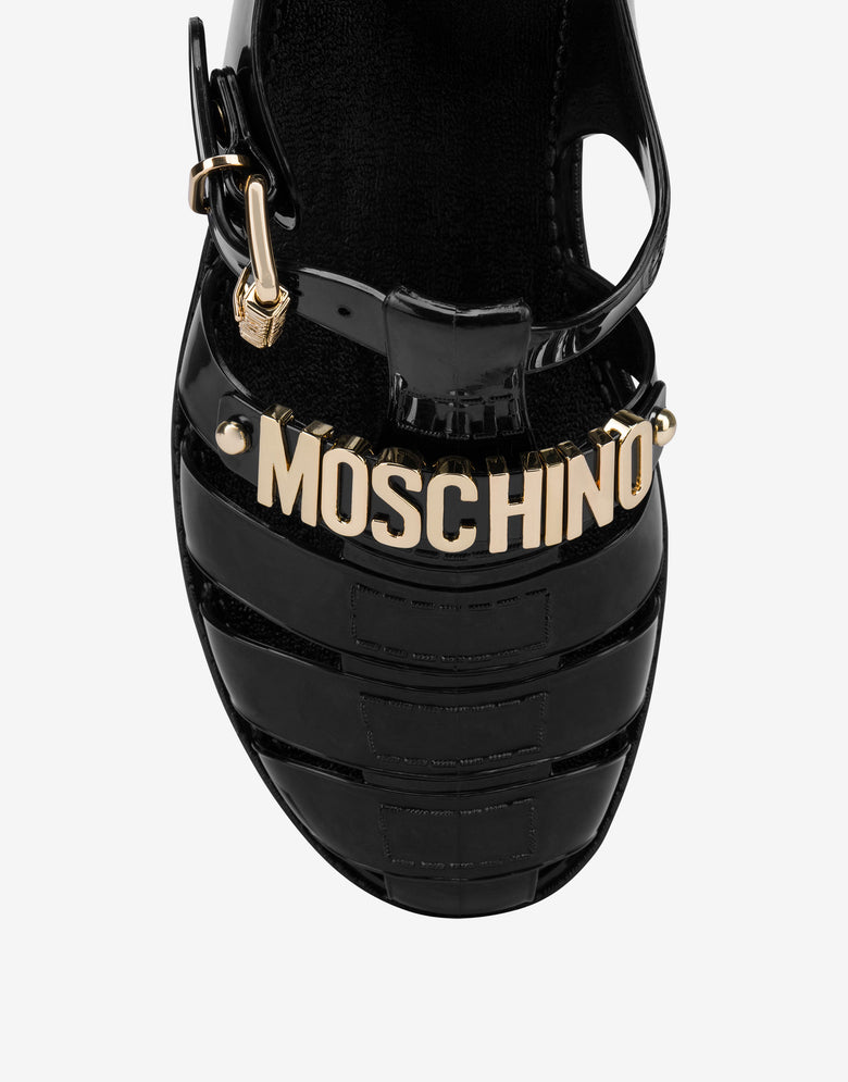  Sandali Jelly  Nero Moschino 3