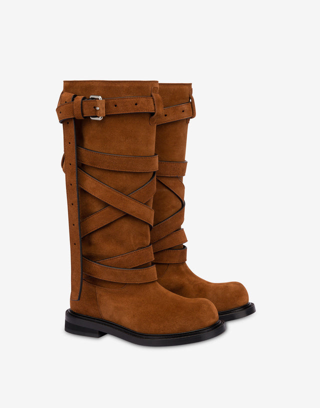 Botas de ante Óxido Moschino 0