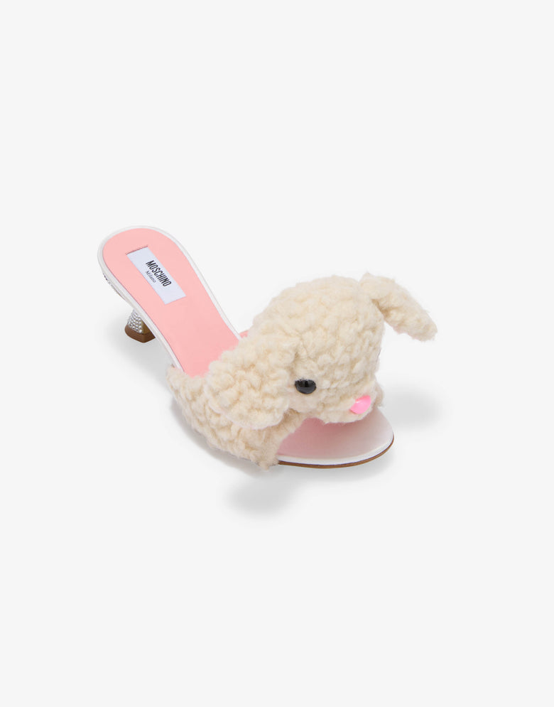 Wool mules White Moschino 3