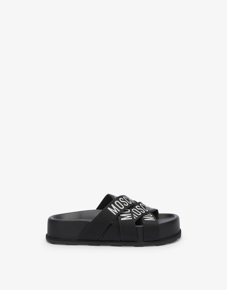 Sandali sportivi platform  Nero Moschino 1