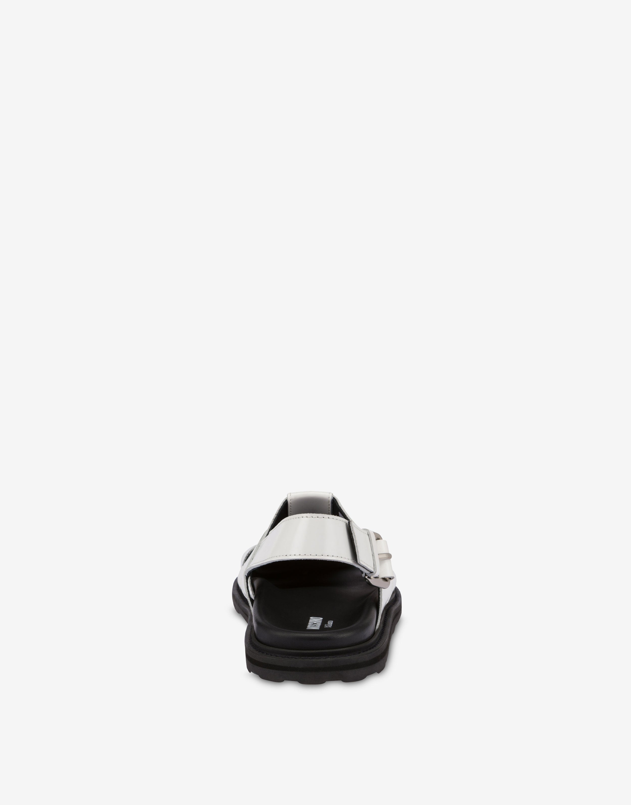 Sandals in brushed calf leather Sporty | Moschino
