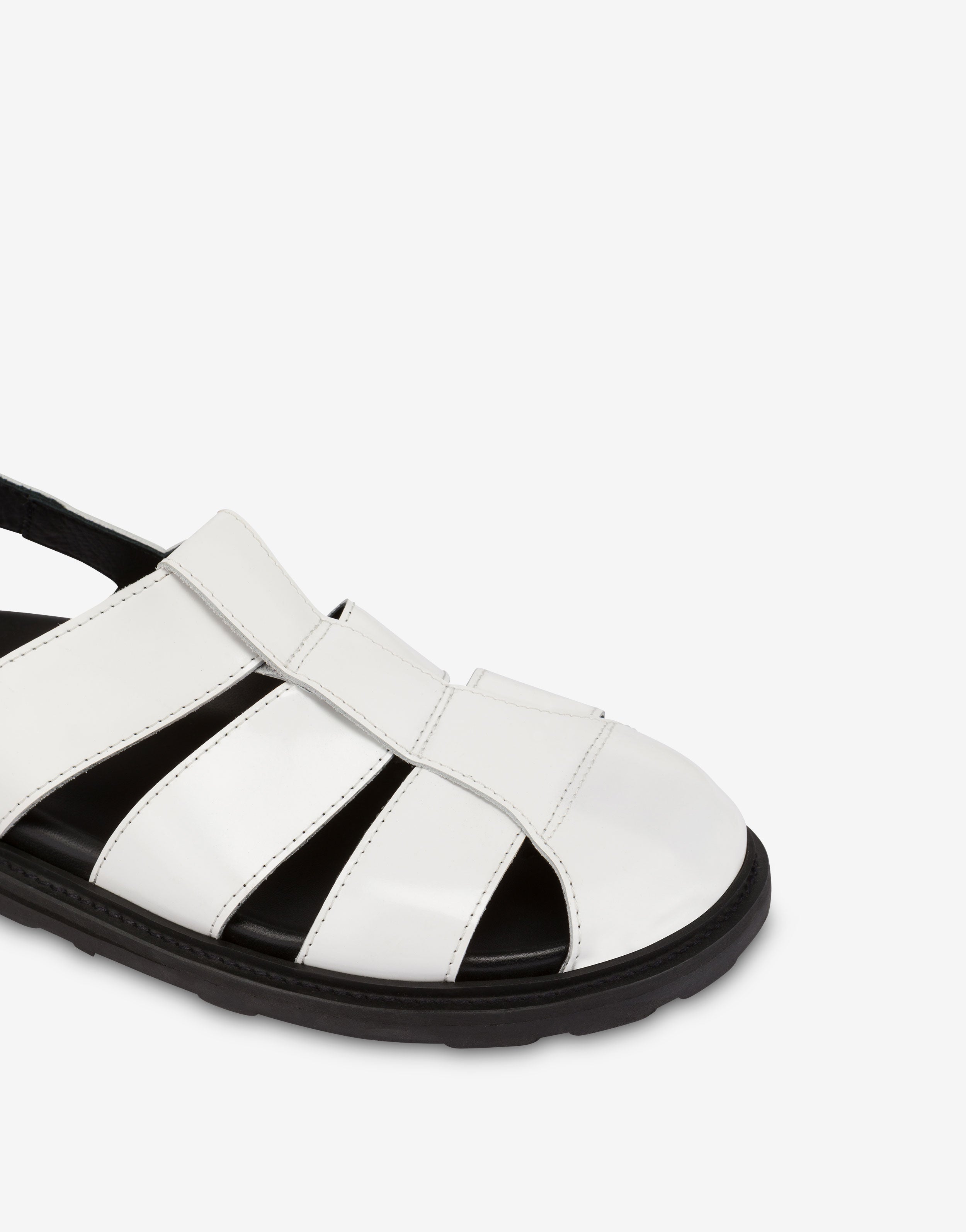 Sandals in brushed calf leather Sporty | Moschino