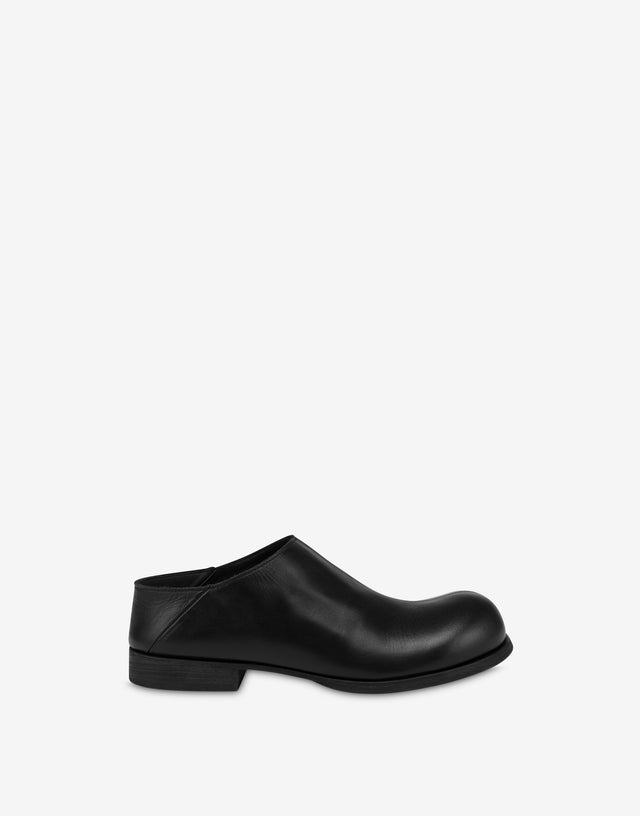 Shootie aus Kalbsleder Cobbler Schwarz Moschino 1
