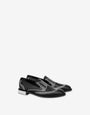 Moccasins in printed calfskin